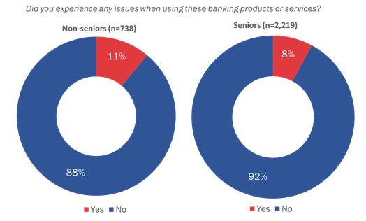 Figure 8: Issues Using Banking Products